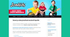 Desktop Screenshot of jamkids.fi